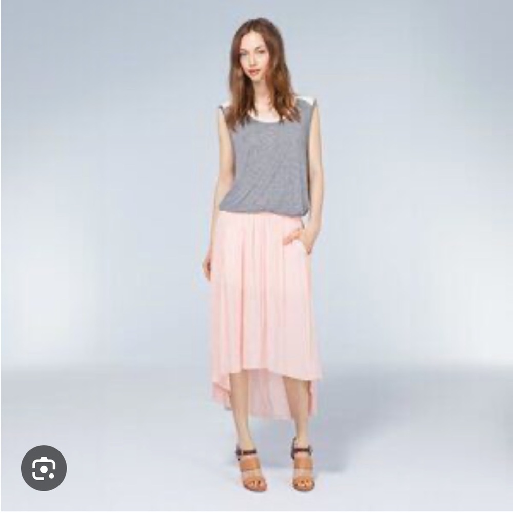 ARITZIA Talula Chouette High-Low Pleated Skirt